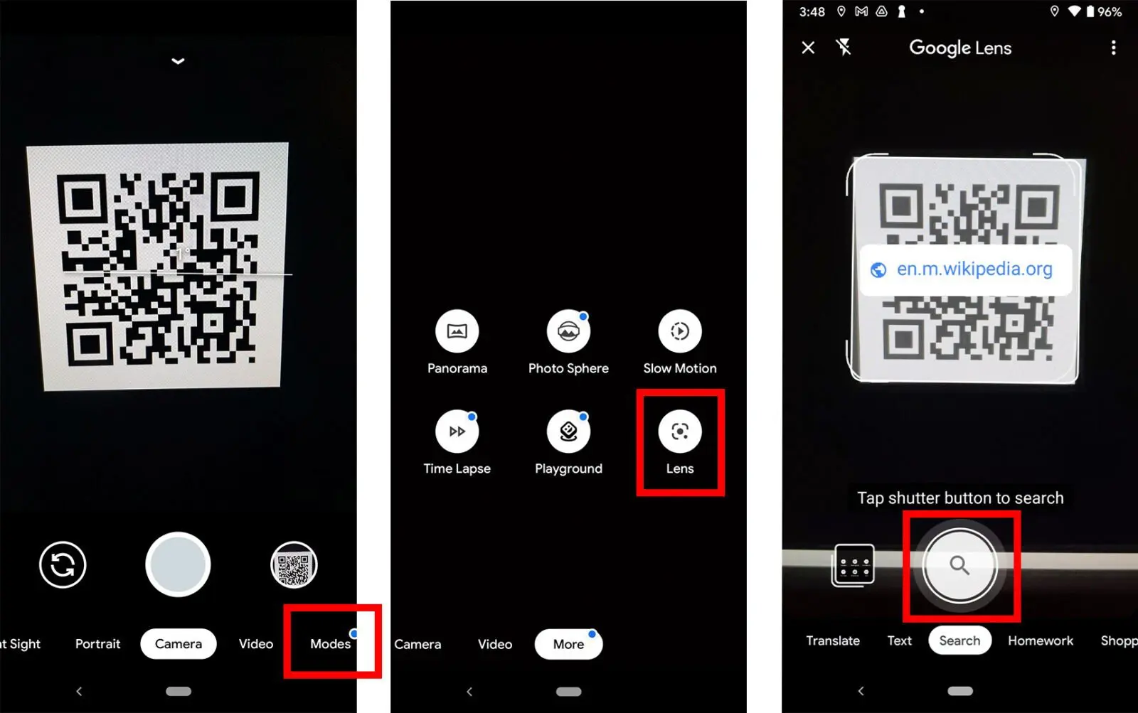 how to scan qr code on android phone